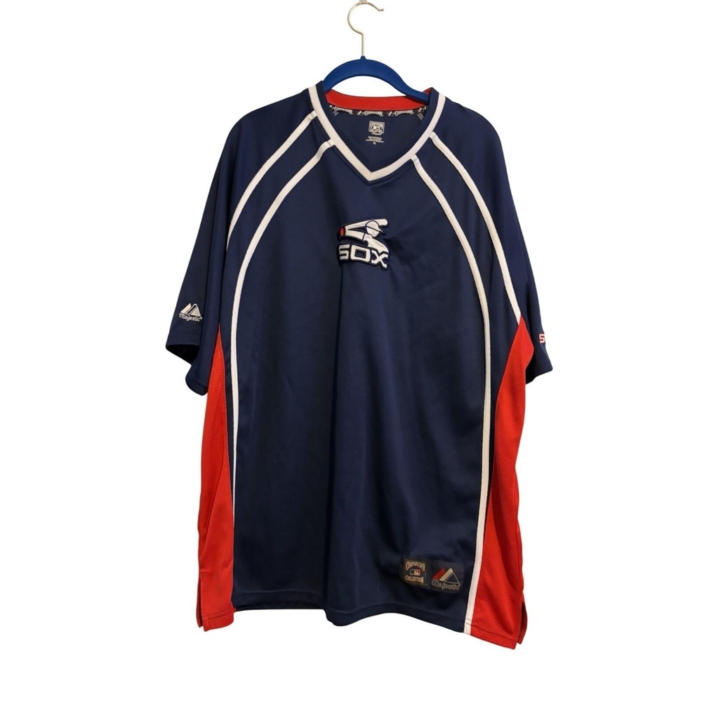 Chicago White Sox Baseball Majestic Jersey Cooperstown Collection Batterman XL‎